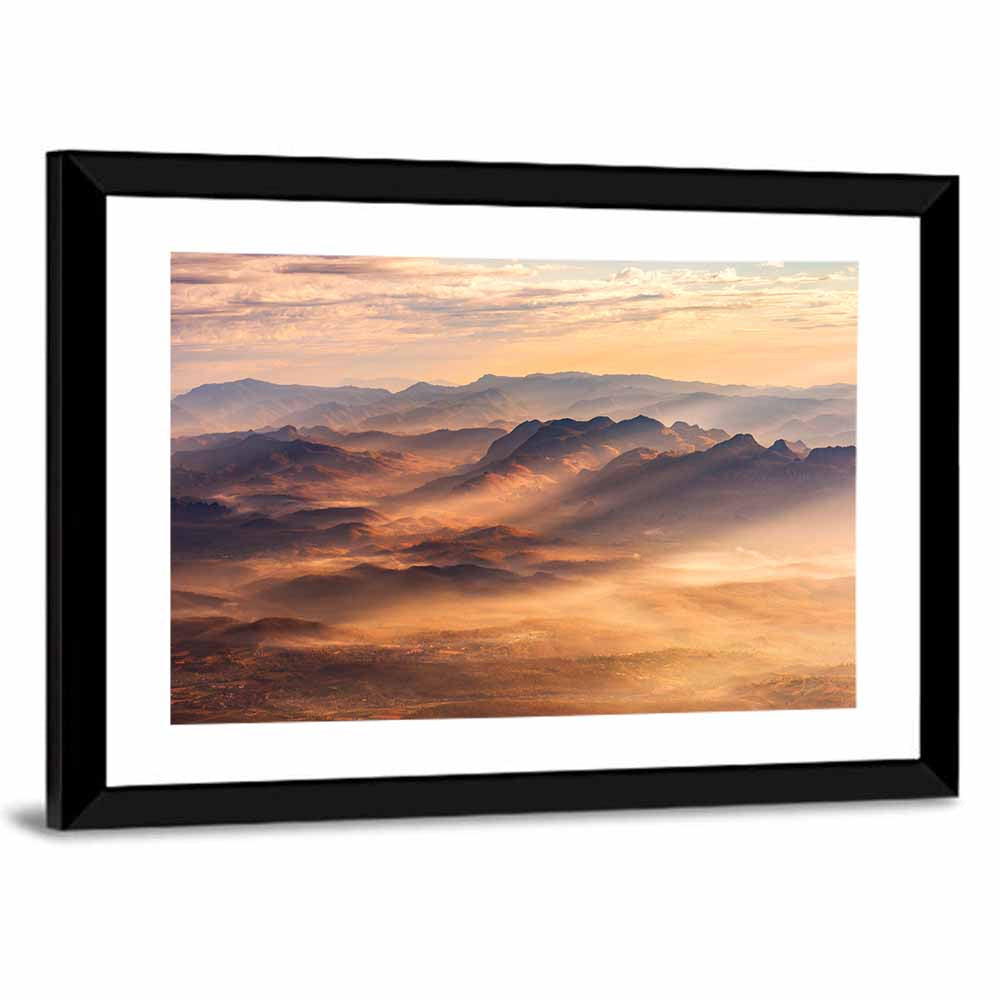 Foggy Chiangdao Mountain Wall Art