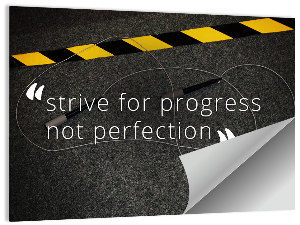 Strive For Progress Wall Art