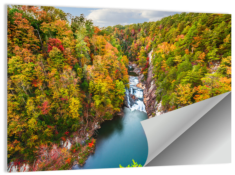 Tallulah Gorge Waterfall Wall Art