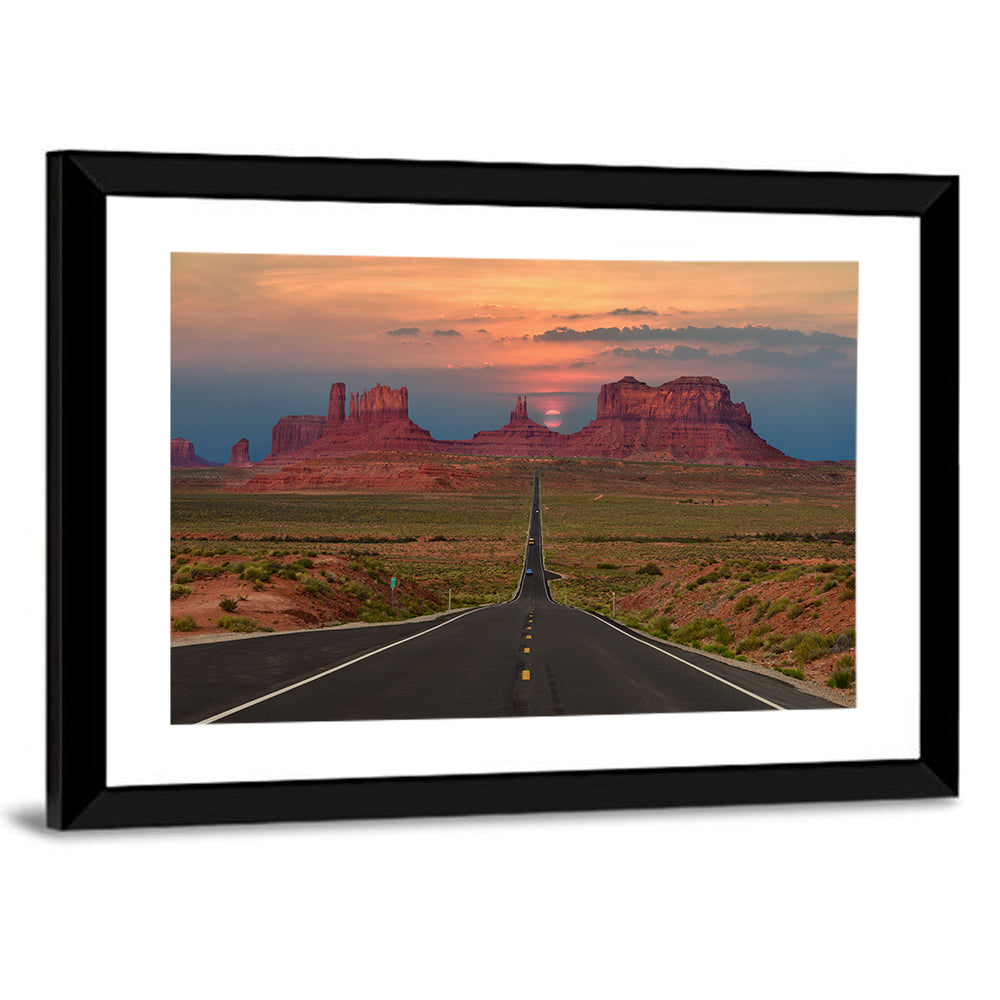 Tribal Park Monument Valley Sunset Wall Art