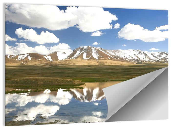 Song Kul Lake Reflection Wall Art as a poster print
