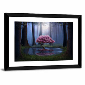 Fantasy Tree In Forest Wall Art