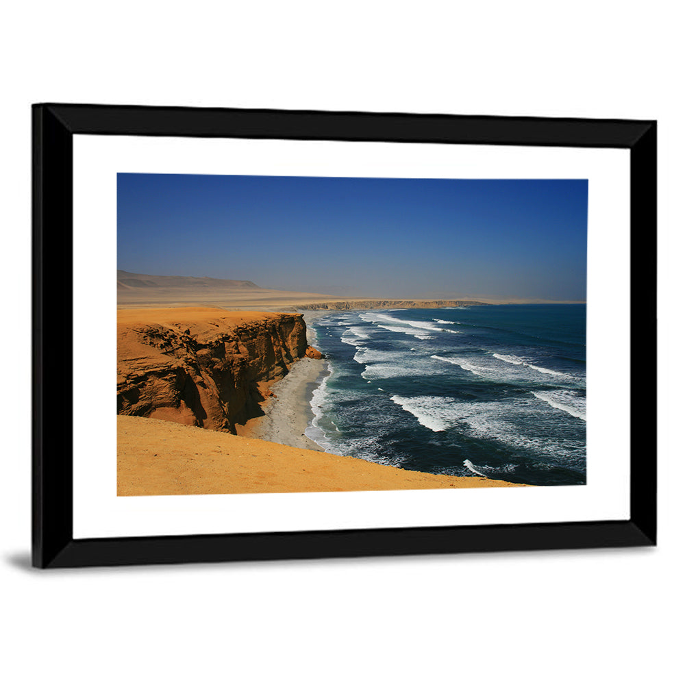 Red Cliffs of Paracas Wall Art