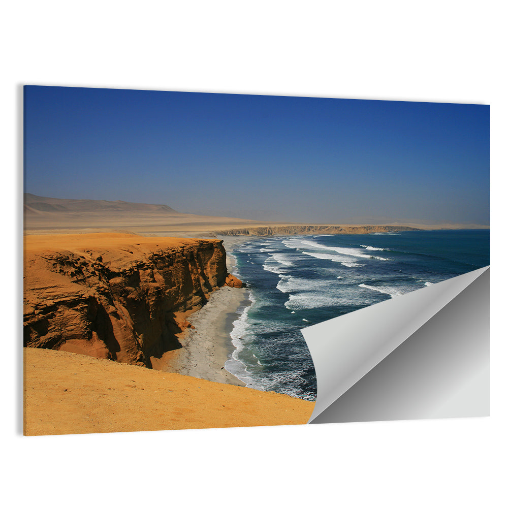 Peru Red Beach Wall Art
