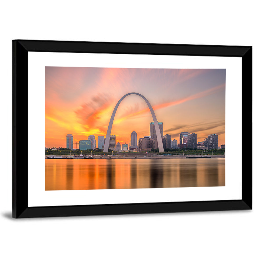 St. Louis Gateway Arch Skyline Wall Art
