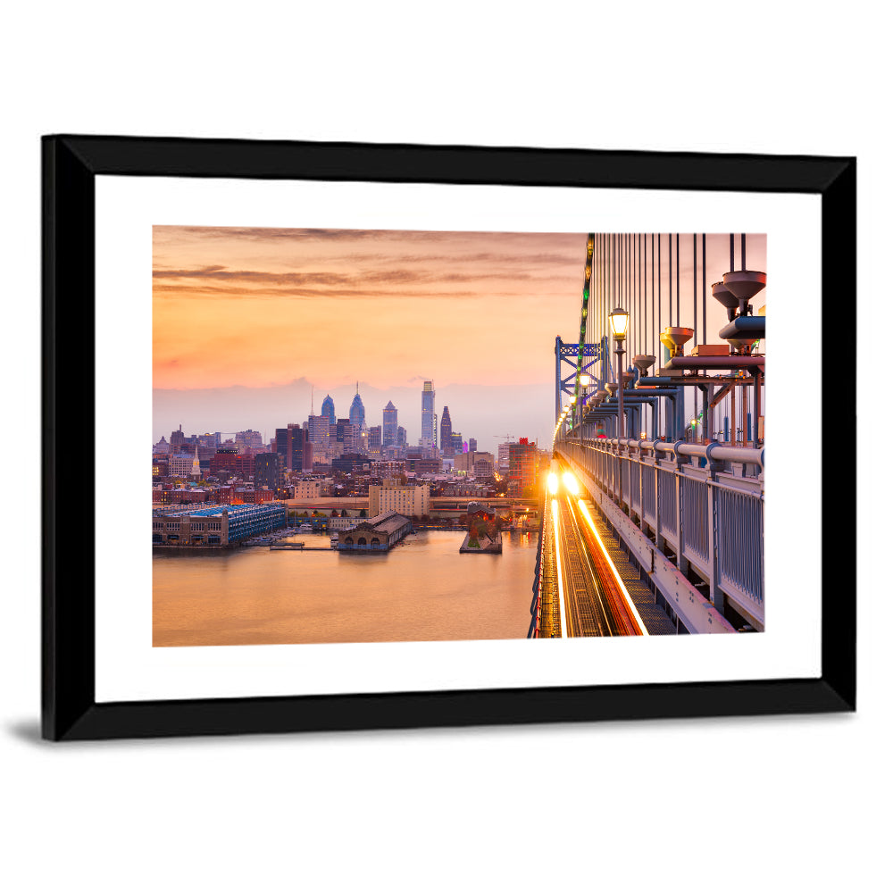 Benjamin Franklin Bridge, Philadelphia Wall Art