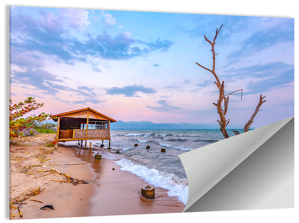 Tanganyika Shoreline at Dusk Wall Art