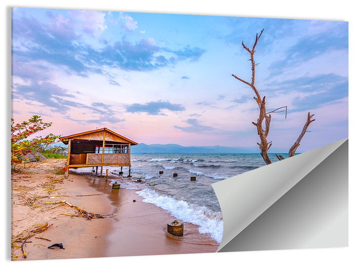 Tanganyika Shoreline at Dusk Wall Art as a poster print