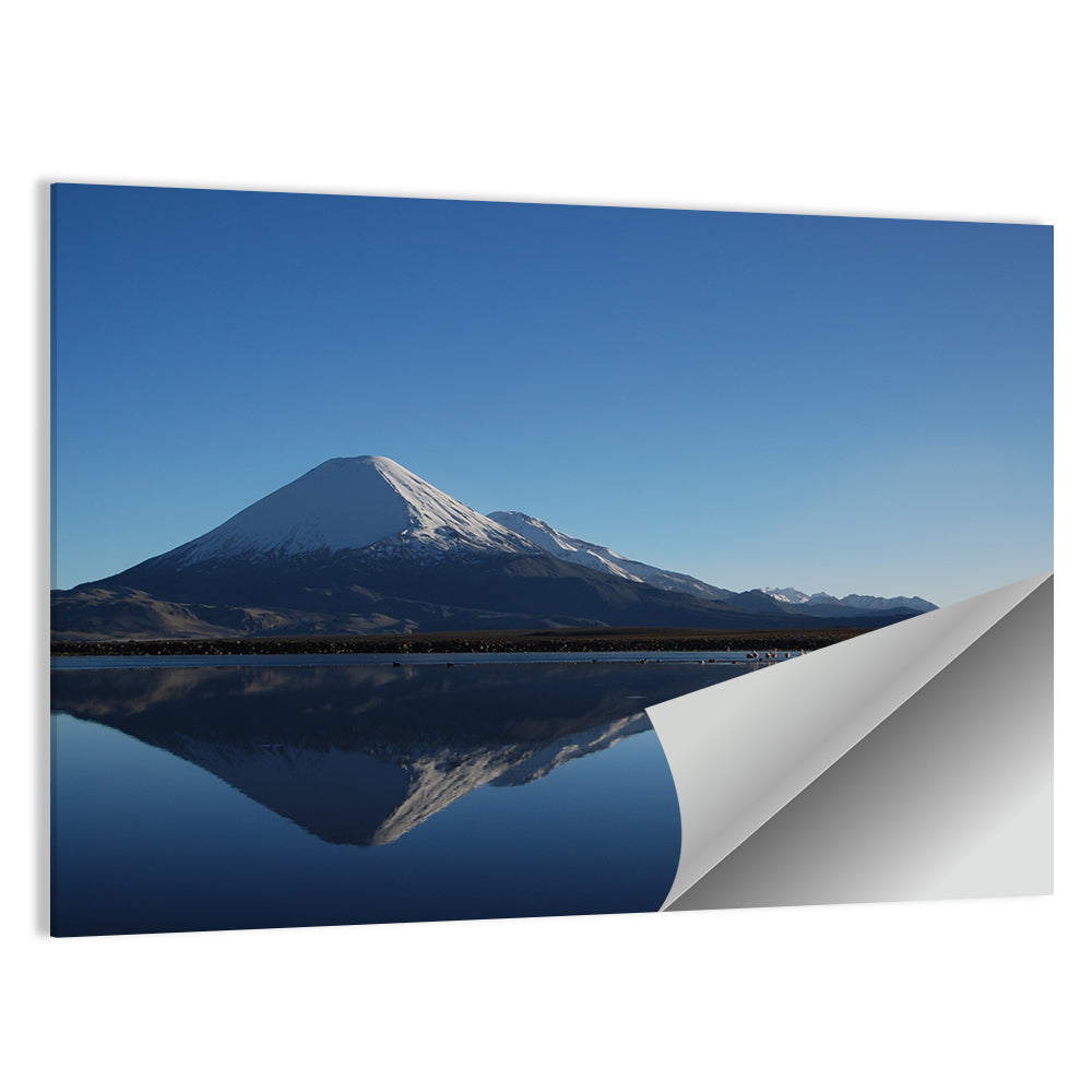 Chungara Lake Reflection Wall Art
