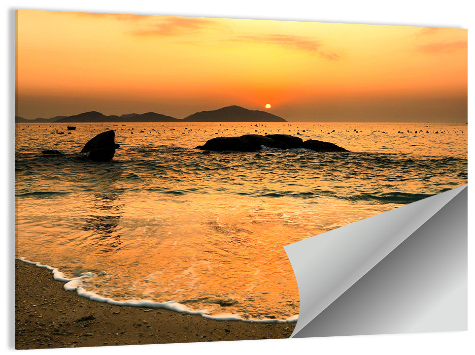 Khanh Hoa Beach Sunset Wall Art