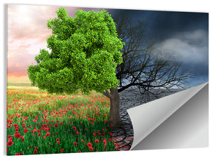 Climate Change Concept Wall Art
