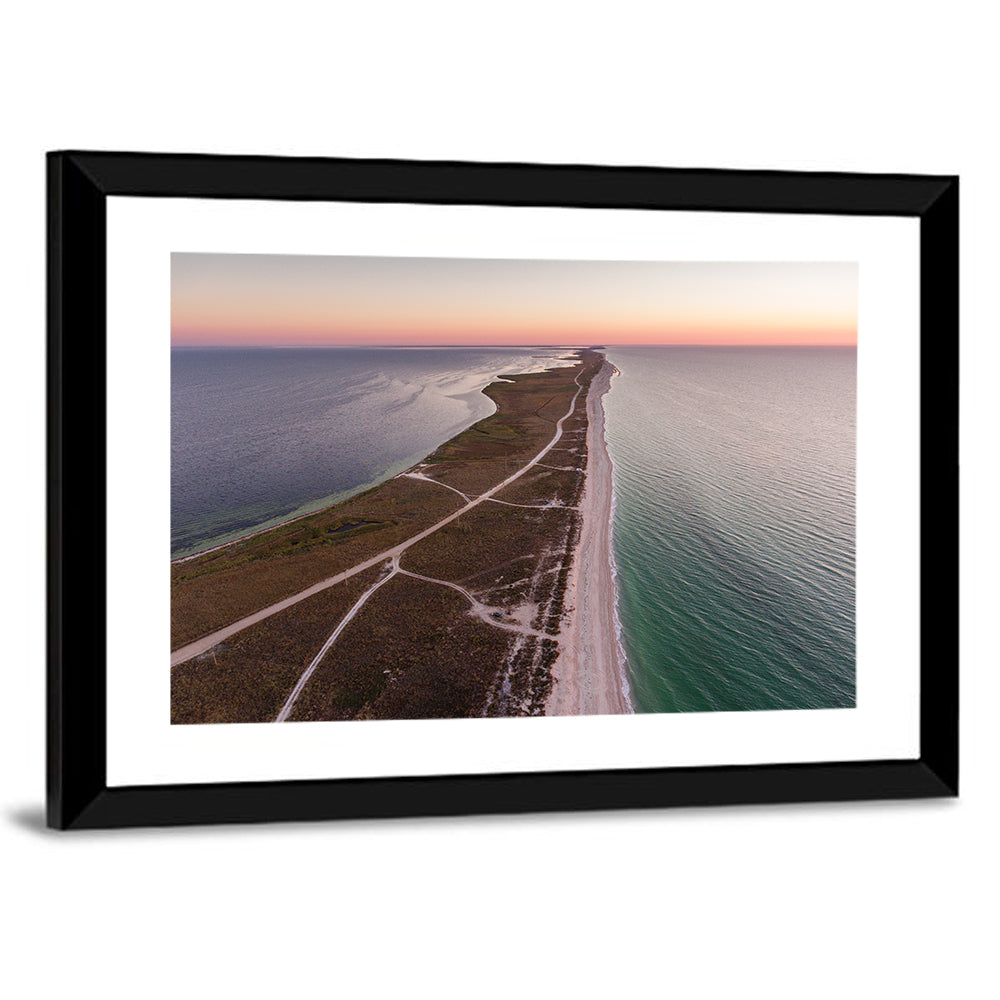 Byriuchyi Island Coastline Wall Art