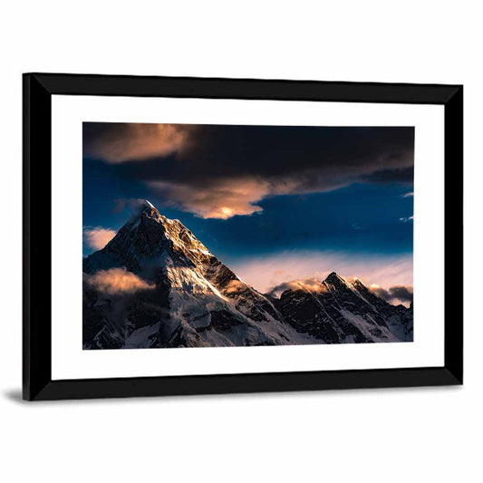 Mt Masherbrum Sunset Wall Art