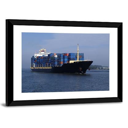 Container Ship Wall Art