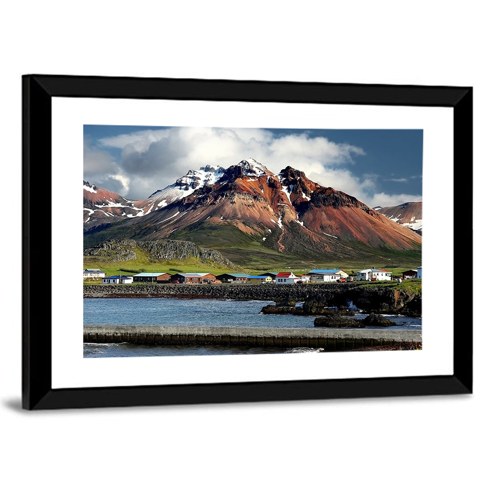 East Fjords Harbor Village Wall Art