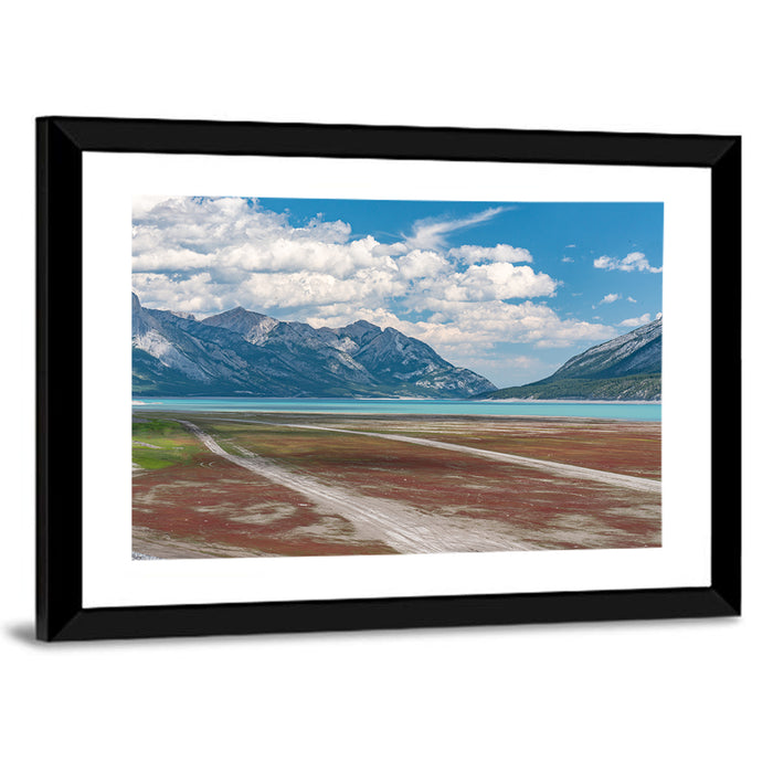 Douglas Fir Trail to Turquoise Lake Wall Art as a framed print