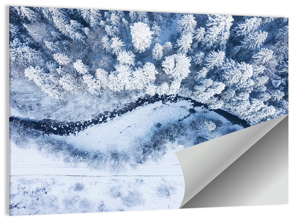Winding Snowy River Wall Art