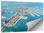 Palm Jumeirah Aerial View Wall Art