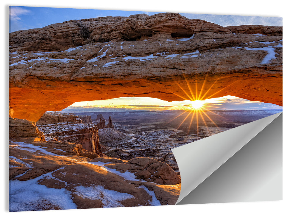 Sunrise at Mesa Arch Wall Art