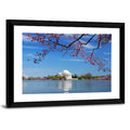 Thomas Jefferson Memorial with Cherry Blossoms Wall Art