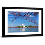 Thomas Jefferson Memorial with Cherry Blossoms Wall Art