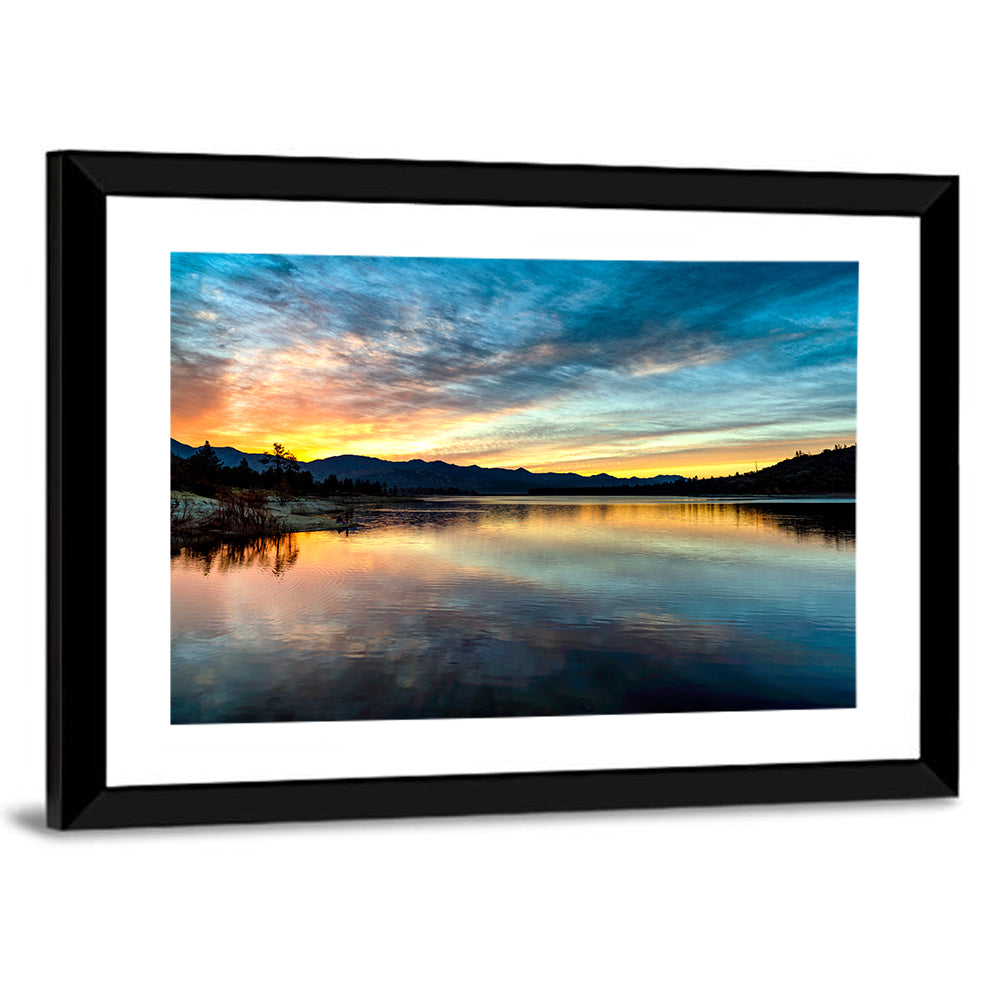 Lake Hemet Sunrise Wall Art