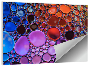 Flowing Bubbles Abstract Wall Art