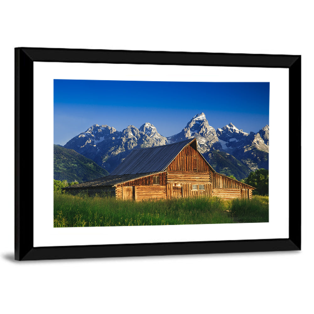 Mormon Barn Grand Teton National Park Wall Art
