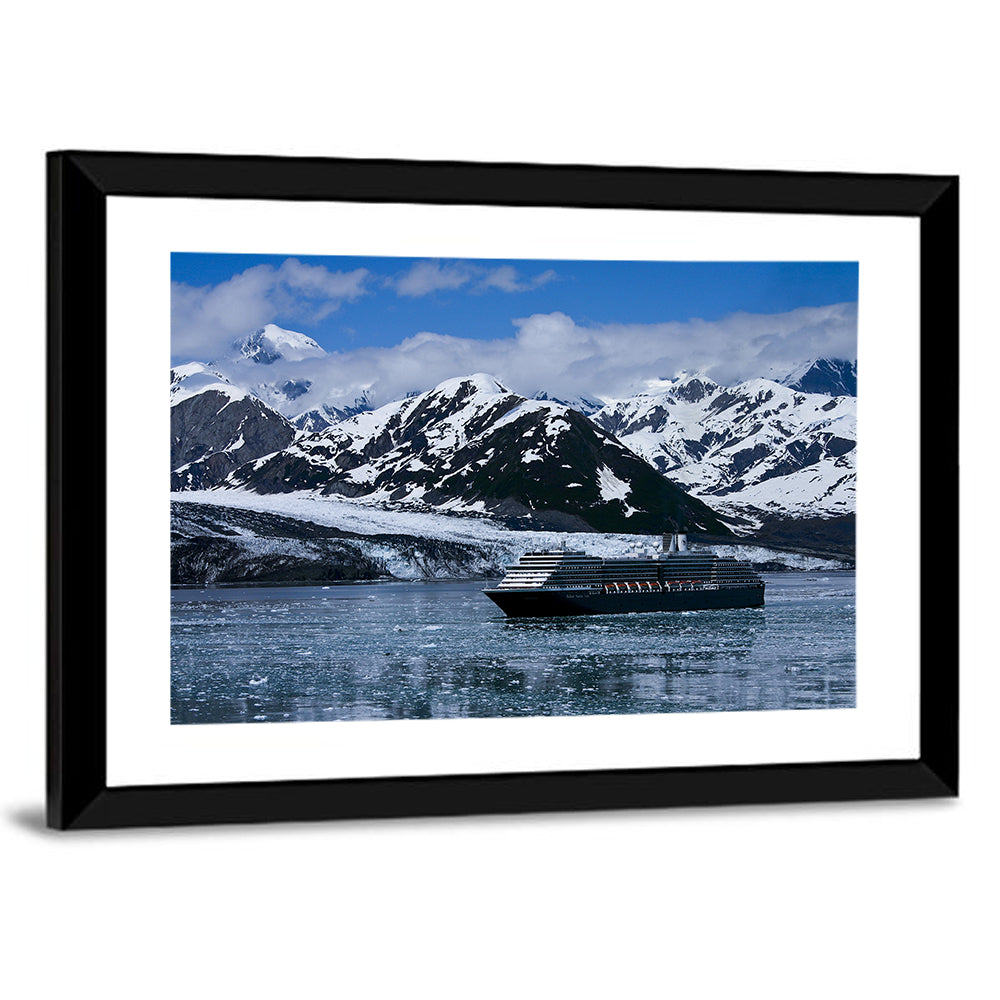 Cruise Ship in Yakutat Bay Wall Art