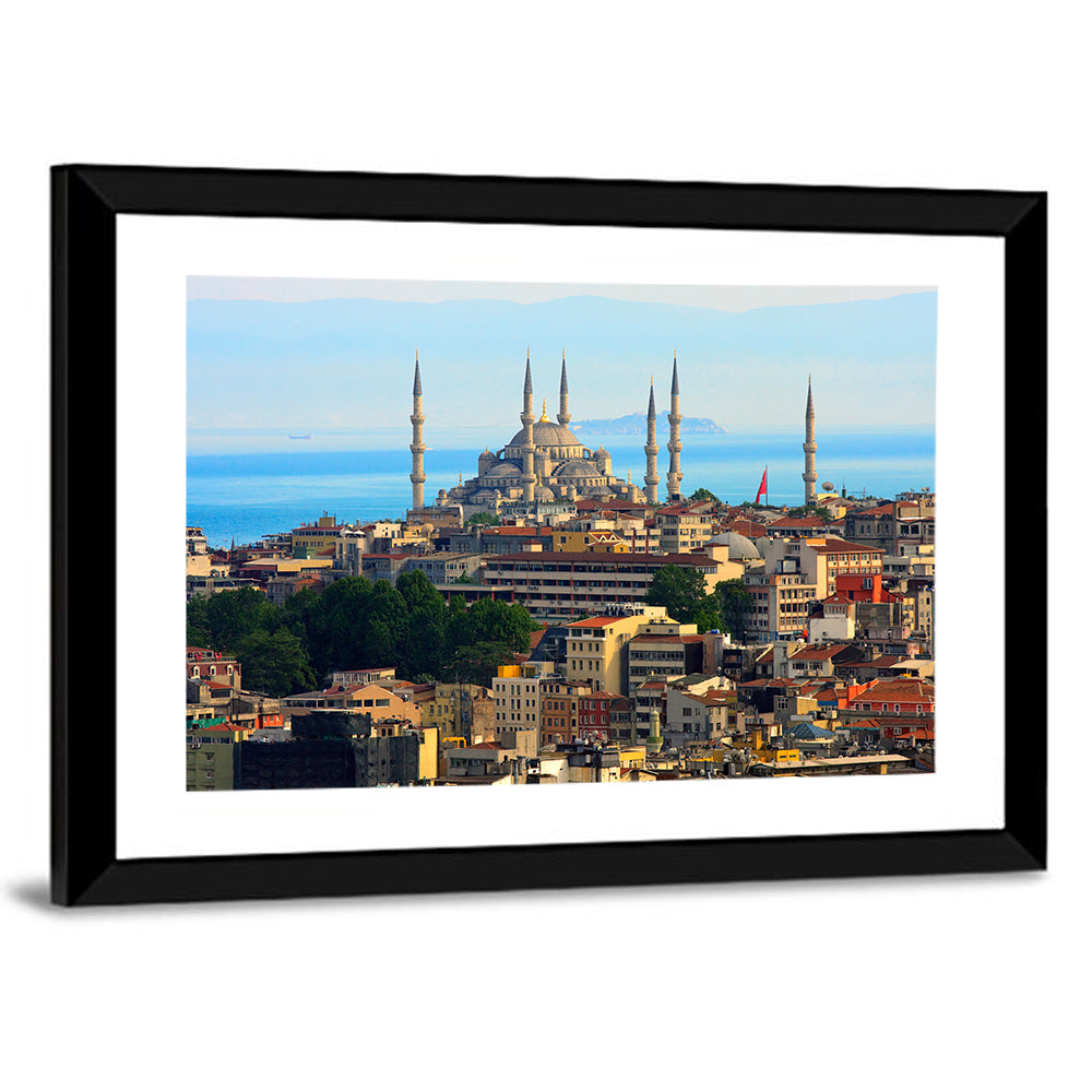 Sultan Ahmed Mosque Skyline Wall Art