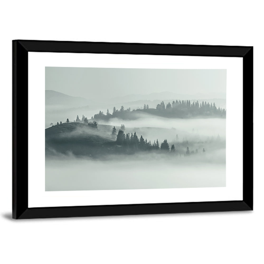 Carpathian Morning Mist Wall Art