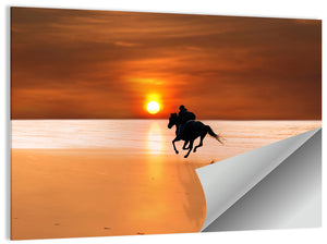 Horse Galloping Wall Art