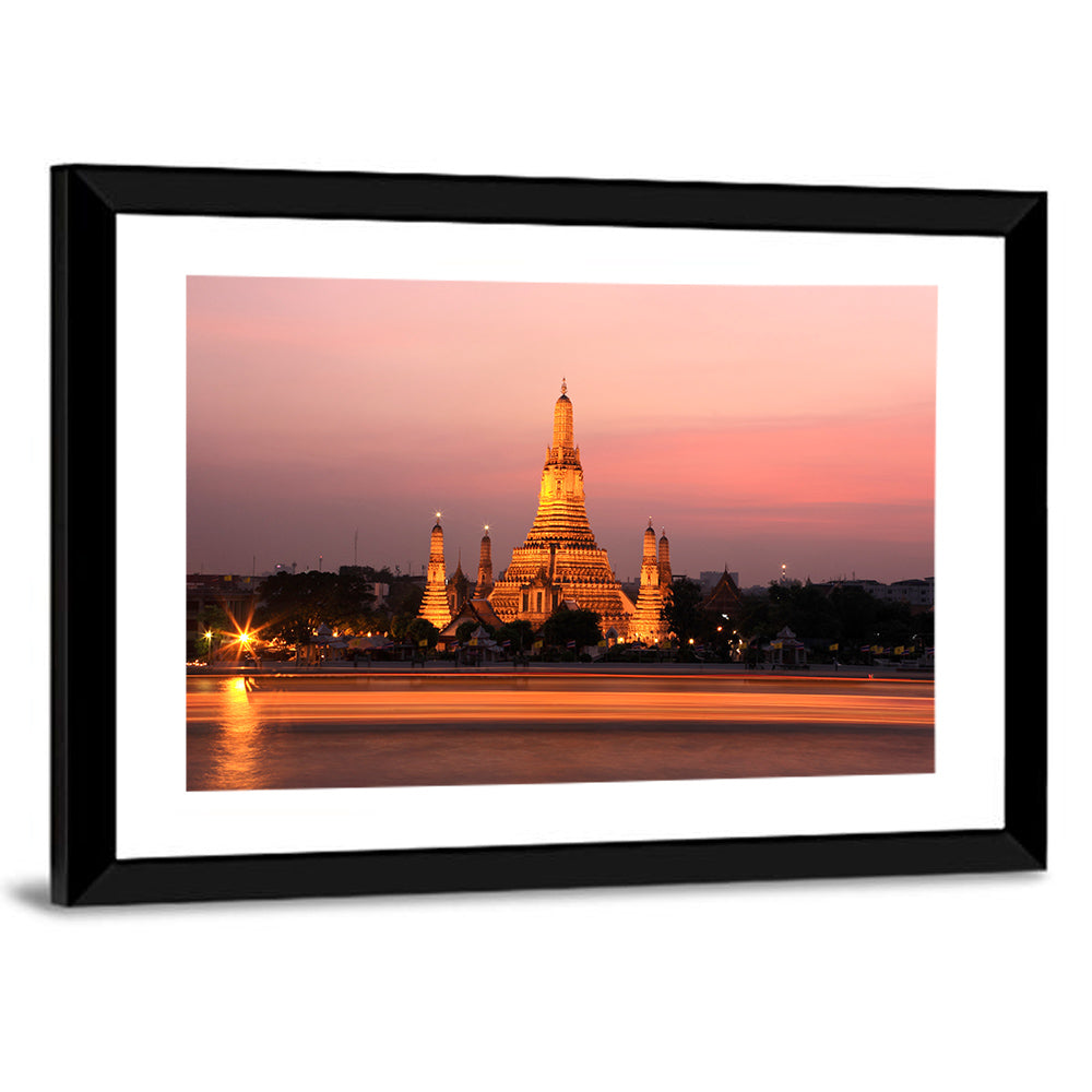 Wat Arun at Dusk Wall Art
