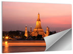 Wat Arun at Dusk Wall Art