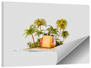Island Vacation Concept Wall Art