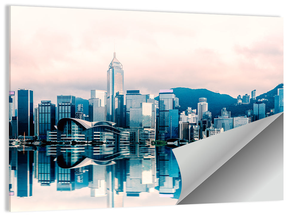 Victoria Harbour Sketch Wall Art