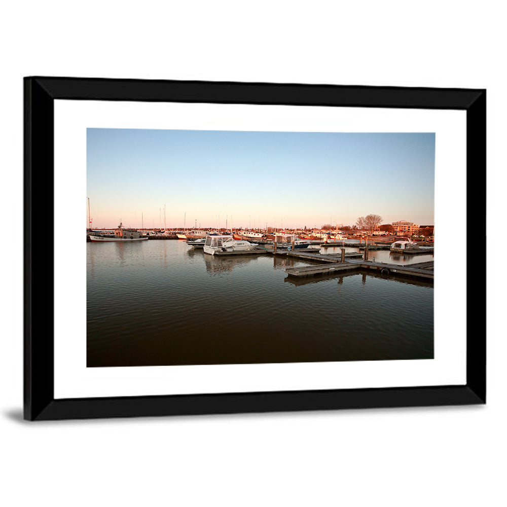 Gimli Marina Dock, Lake Winnipeg Wall Art