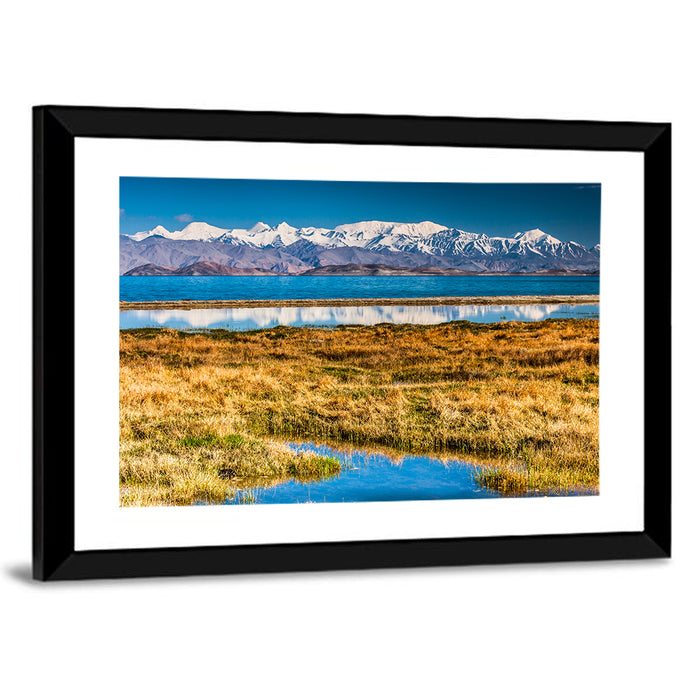 Karakul Lake Reflections Wall Art as a framed print
