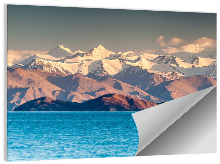 Karakul Lake at Golden Hour Wall Art as a poster print