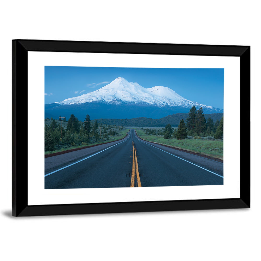 Road to Mount Shasta Wall Art