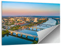 Augusta Savannah River Skyline Wall Art