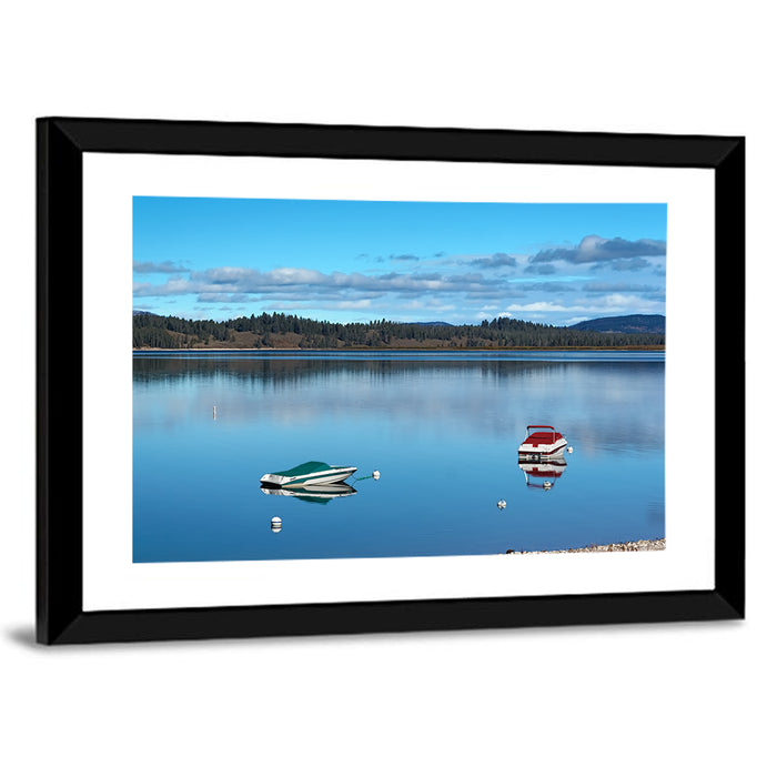 Jenny Lake Reflections Wall Art as a framed print