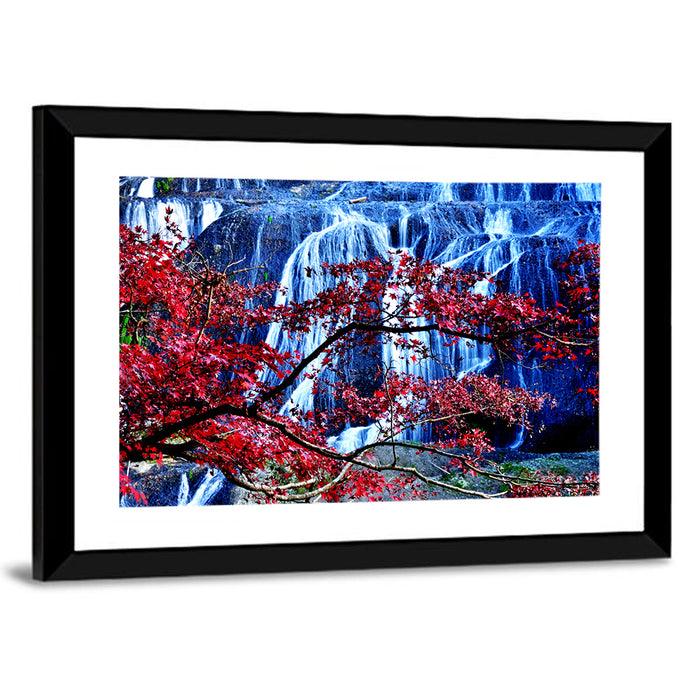 Fukuroda Waterfall Wall Art as a framed print
