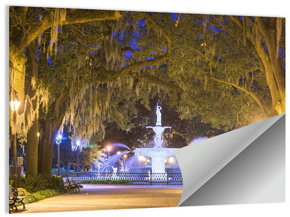 Forsyth Park Fountain Wall Art