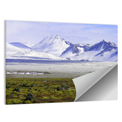 Icelandic Winter Landscape Wall Art