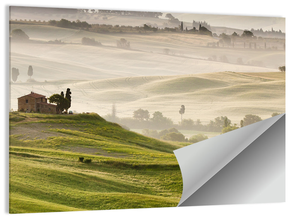 Foggy Tuscany Wall Art