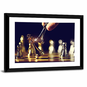 Chess Closeup Wall Art