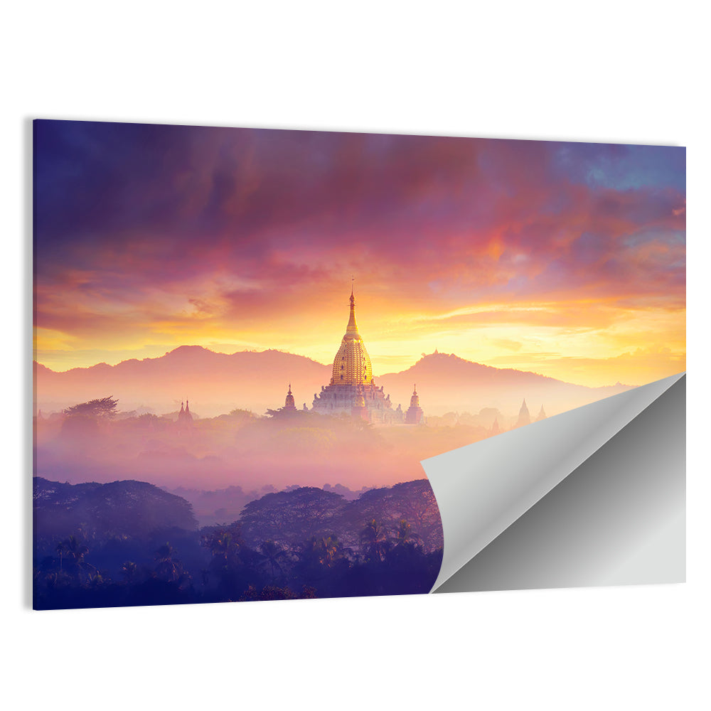 Misty Bagan Stupas Wall Art