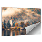 Lake Bohinj Foggy Morning Wall Art