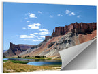 Band-e Amir Lakes and Rock Spire Wall Art